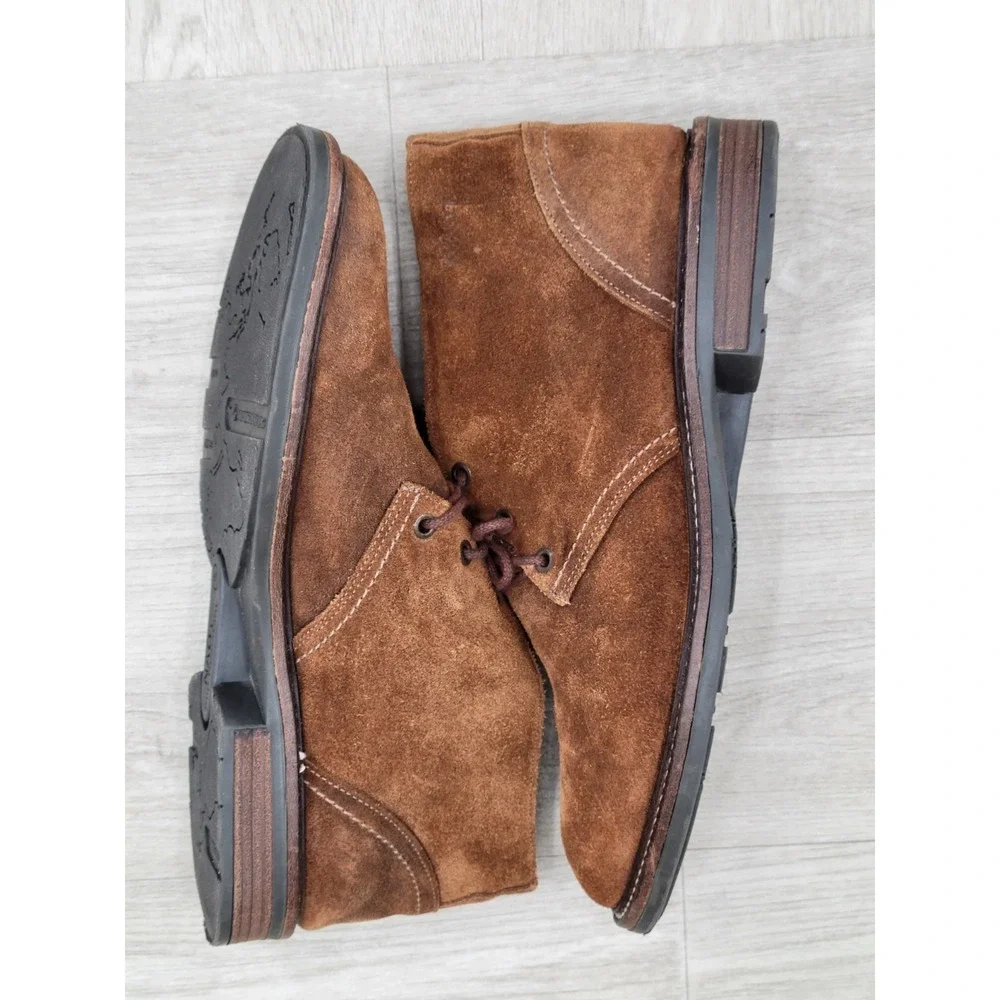 Naot Pilot Suede Leather Chukka Boots Men's EU 41 US 8-8.5 Brown No Insoles